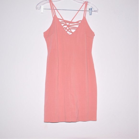 Wild Daisy Pink Mini Dress Size Large - Picture 3 of 7